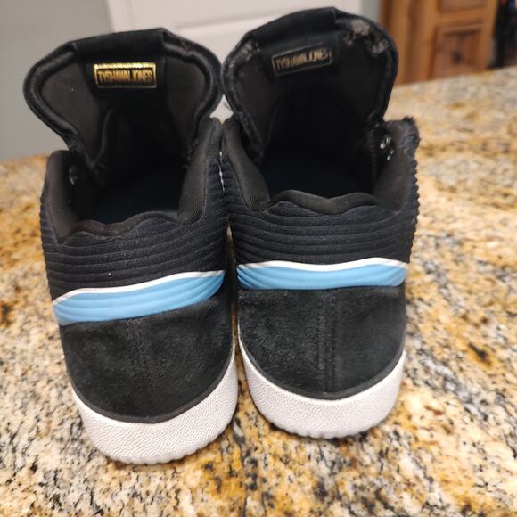 Adidas Tyshawn Black White Blue Skateboarding Sneakers EE6076 Size US 7 - Picture 10 of 12